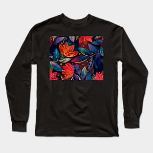 red flower Long Sleeve T-Shirt